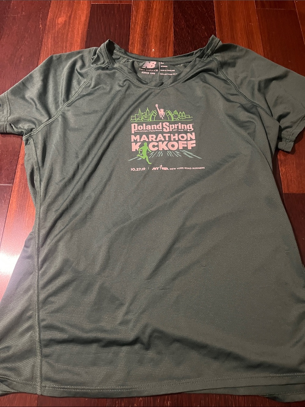 New Balance Green Marathon Graphic Tee